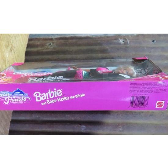 Barbie オーシャンフレンズバービーとベイビーケイコクジラセット_3