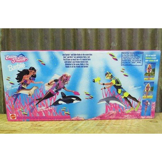 Barbie オーシャンフレンズバービーとベイビーケイコクジラセット_4