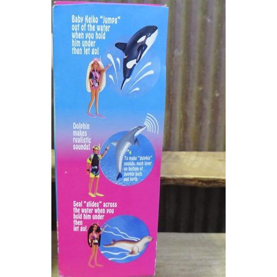 Barbie オーシャンフレンズバービーとベイビーケイコクジラセット_5
