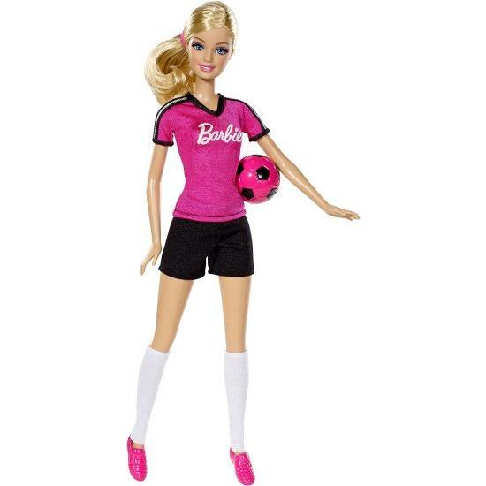 Barbie バービーキャリアサッカープレーヤードール