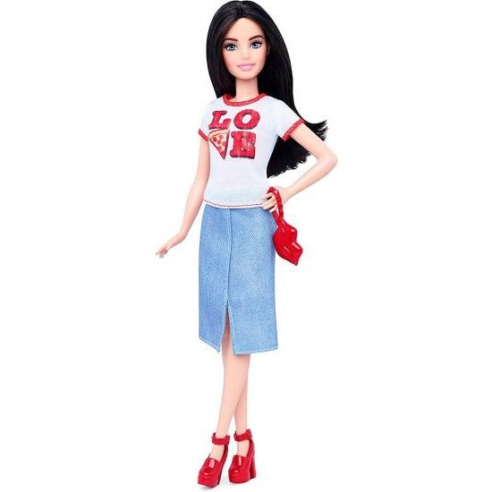 Barbie バービーファッショニスタプチダークヘアのバービー人形2つの追加の衣装_2