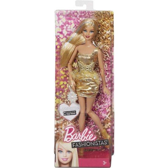 バービーコレクター ゴールドドレス 新品未開封 Barbie バービーファッショニスタバービーファッション人形、ゴールド
