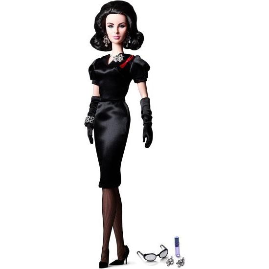 Barbie バービークラシックバイオレットアイズエリザベステイラー12インチ人形マテルおもちゃ