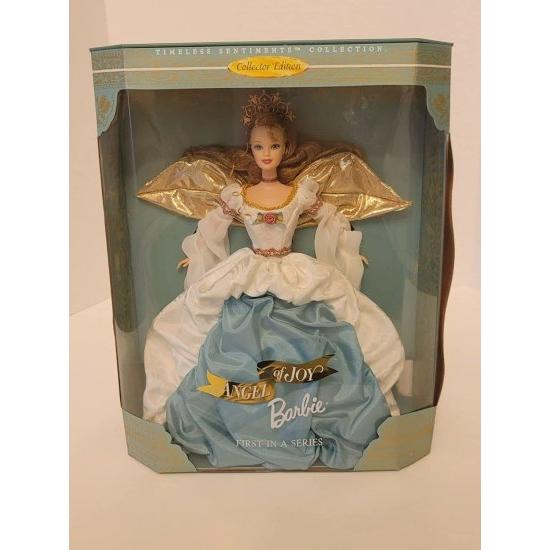 Barbie バービー Doll 1998のためにMattel Angel of Joy＃19633 Timelessentiments新しい読み物