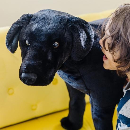 お値下げ⁠しました中古商品Melissa & Doug ブラックラブラドール Melissa & Doug メリッサ＆ダグ ジャイアント ブラック ラブラドール