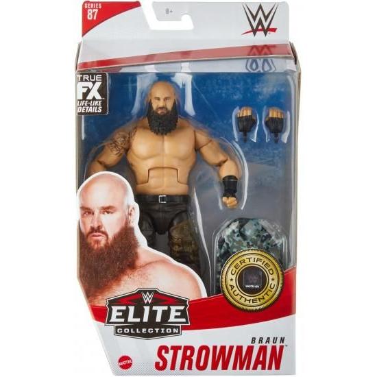 WWE Mattel マテル ブラウン ストロウマン エリートコレクション シリーズ 86 アクションフィギュア 6インチ 可動式 コレクターズギフト ファン対象年齢 8歳の画像