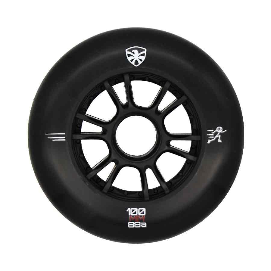 フライングイーグル FLYING EAGLE インラインスケート ウィール SHR BLACK 100mm 88A 一個 | 