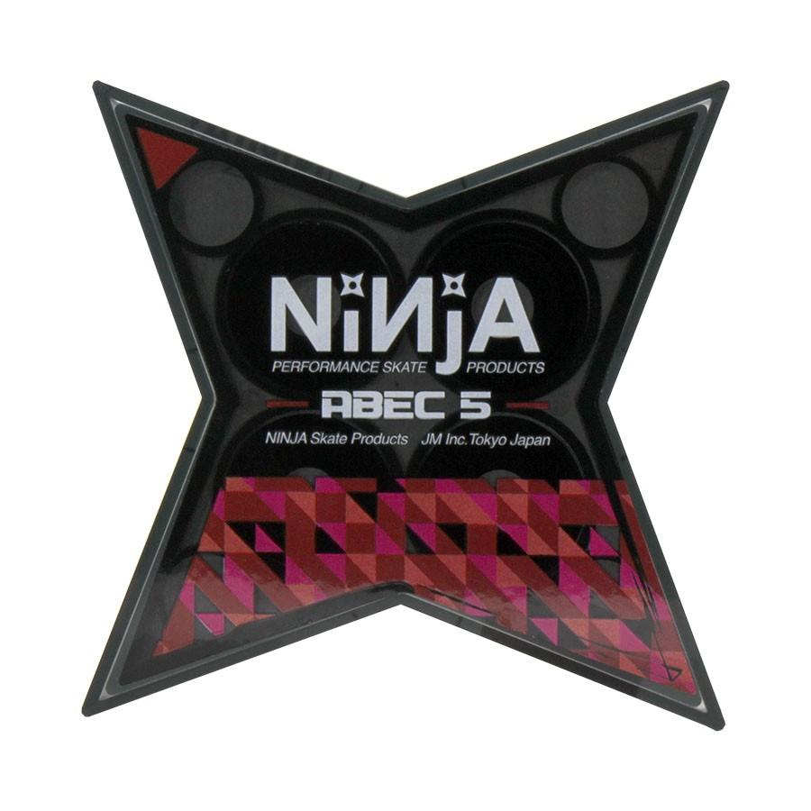 ニンジャ NINJA インラインスケート ベアリング グリスベアリング スターケースクリスタル ABEC5 1セット/8個 | 