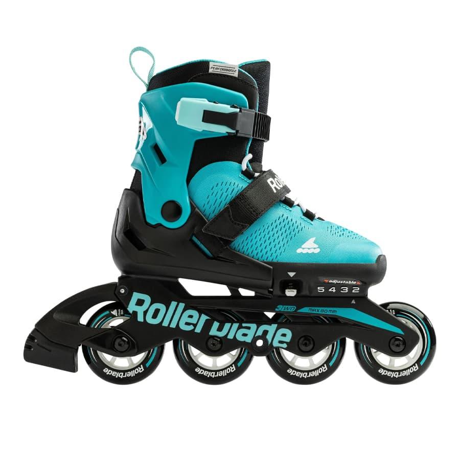 ローラーブレード ROLLERBLADE インラインスケート ブーツ MICROBLADE AQUA&BLACK | 