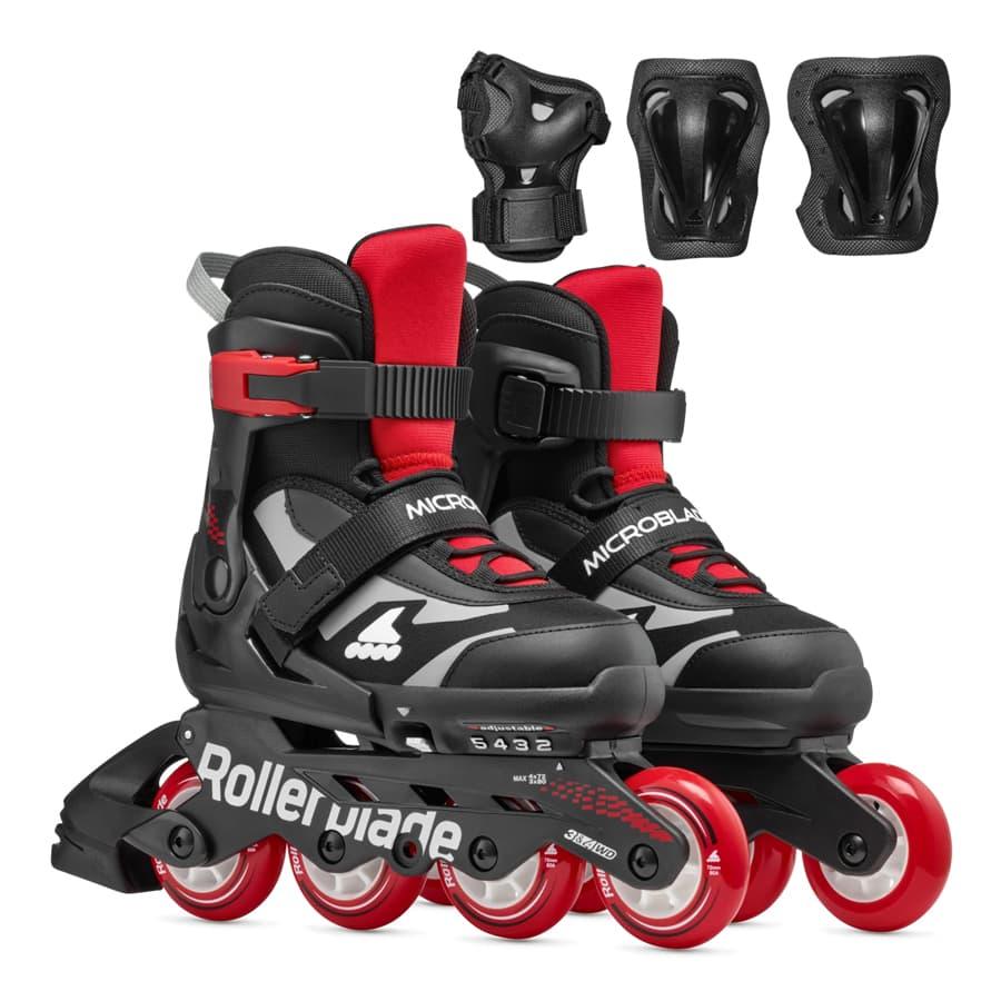 ローラーブレード ROLLERBLADE インラインスケート ブーツ ROLLERBLADE MICROBLADE COMBO BLACK&RED | 