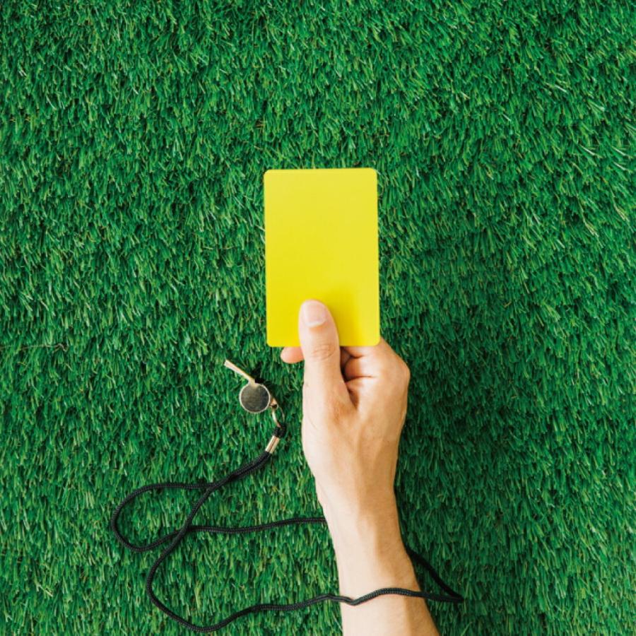 審判カードセット Pvc素材 イエローカード サッカーレフリー用品 レッド イエロー 期間限定 最安値挑戦 イエローカード