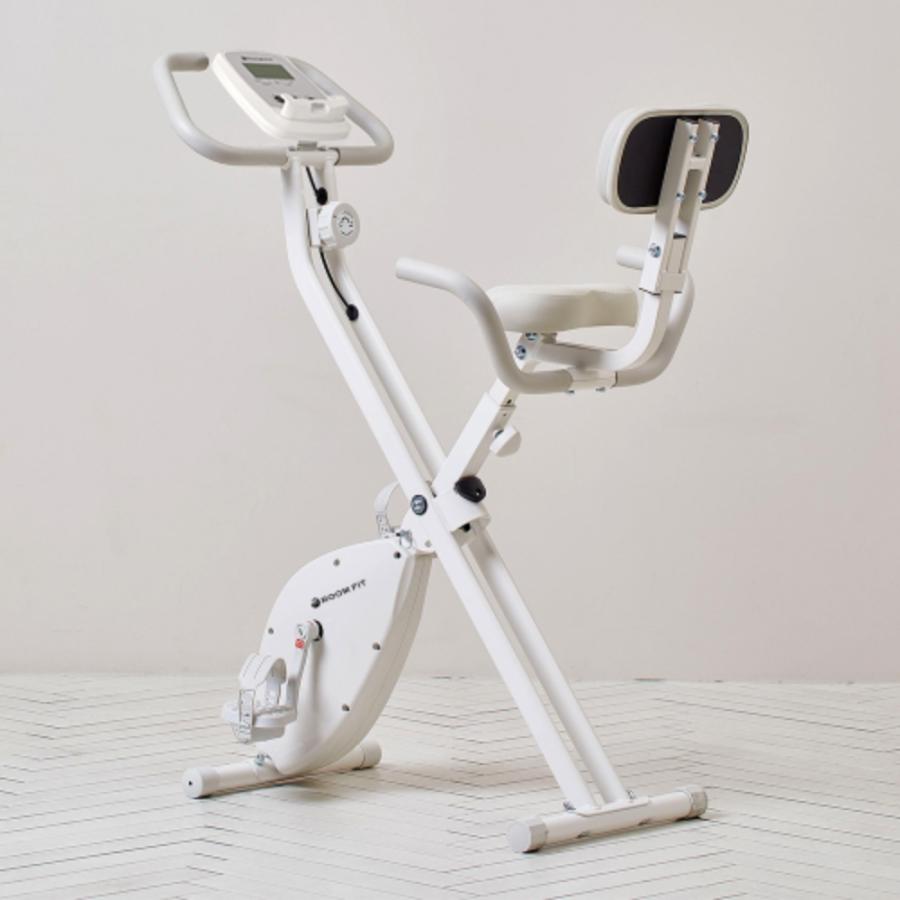 背もたれ付き エアロバイク 初心者用 ダイエット クロストレーナー