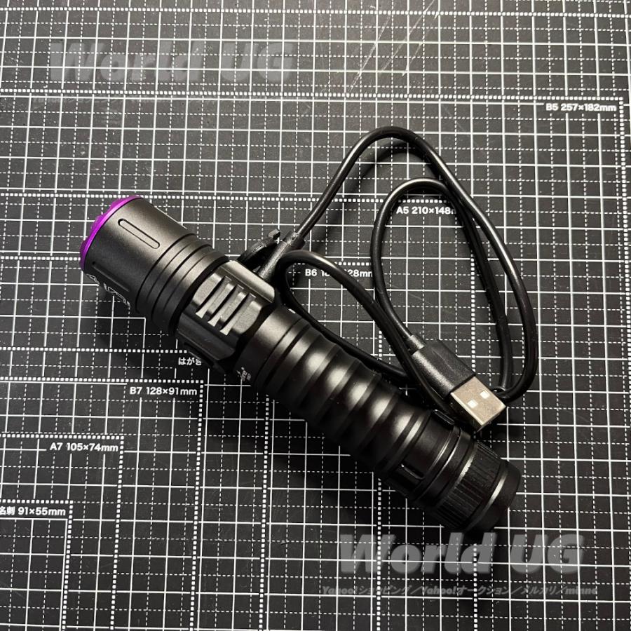 UV 紫外線 LED 365nm フラッシュライト World UG 推奨 偽札防止印刷の蛍光観察可 |  | 01