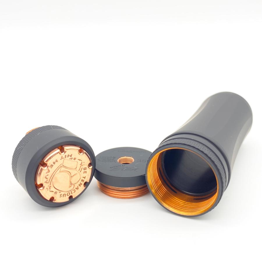 Timesvape Heavy Hitter Vape Mechanical Mod Black / Brass