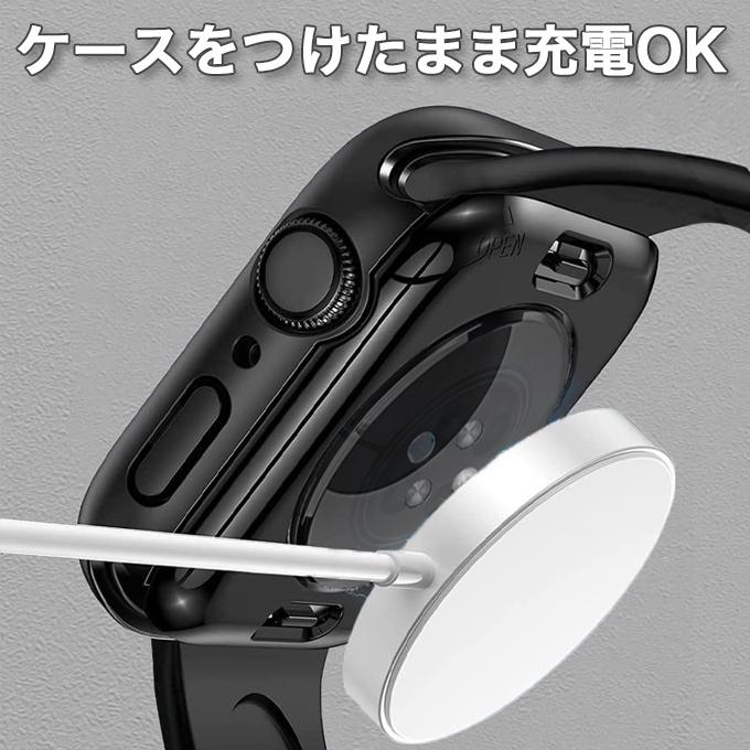 アップルウォッチ カバー apple watch アップルウォッチカバー ケース 8 se 45mm 44mm 全面保護 9Hガラス 完全防水 アップルウォッチse｜worldwatch｜11