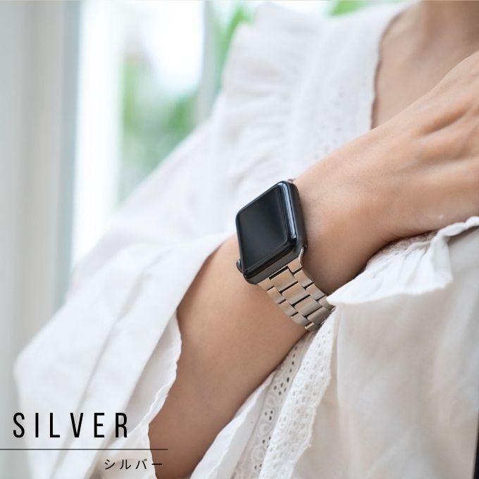 アップルウォッチ バンド apple watch ベルト ステンレス 女性 おしゃれ 44mm applewatch se ステンレススチール 軽量 メンズ 45mm 40mm :APPLE:ワールドインターネットショップ 通販 Applewatchアップルウォッチ バンド 44mm ステンレス シルバー