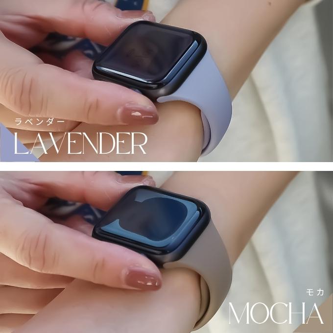 アップルウォッチ バンド apple watch ベルト シリコン ラバー 40mm 41mm 42mm11 10 9  se おしゃれ かわいい スリム | Apple Watch | 19