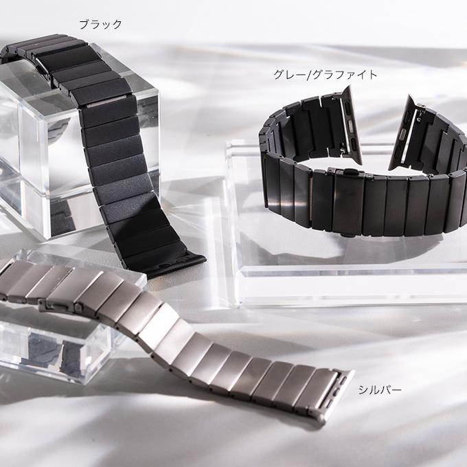 アップルウォッチ バンド apple watch ベルト チタン 40mm 41mm 42mm 44mm 45mm 46mm 11 10 9  se ステンレス メンズ ビジネスの画像