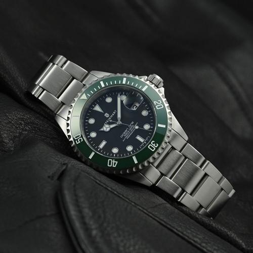 人気が高い メンズ腕時計 おしゃれ Ceramic ダイバーズウォッチ メンズ スイスメイド Green 1 スタインハート Steinhart 腕時計 オーシャン Ocean ブランド 高級腕時計 スイス製 自動巻 メンズ腕時計