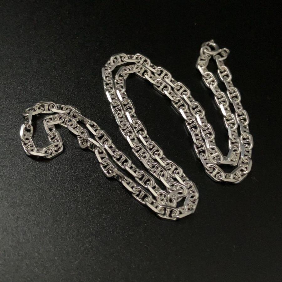 幅4mm 長さ45cm 新品 スターリングシルバー ネックレスチェーン 