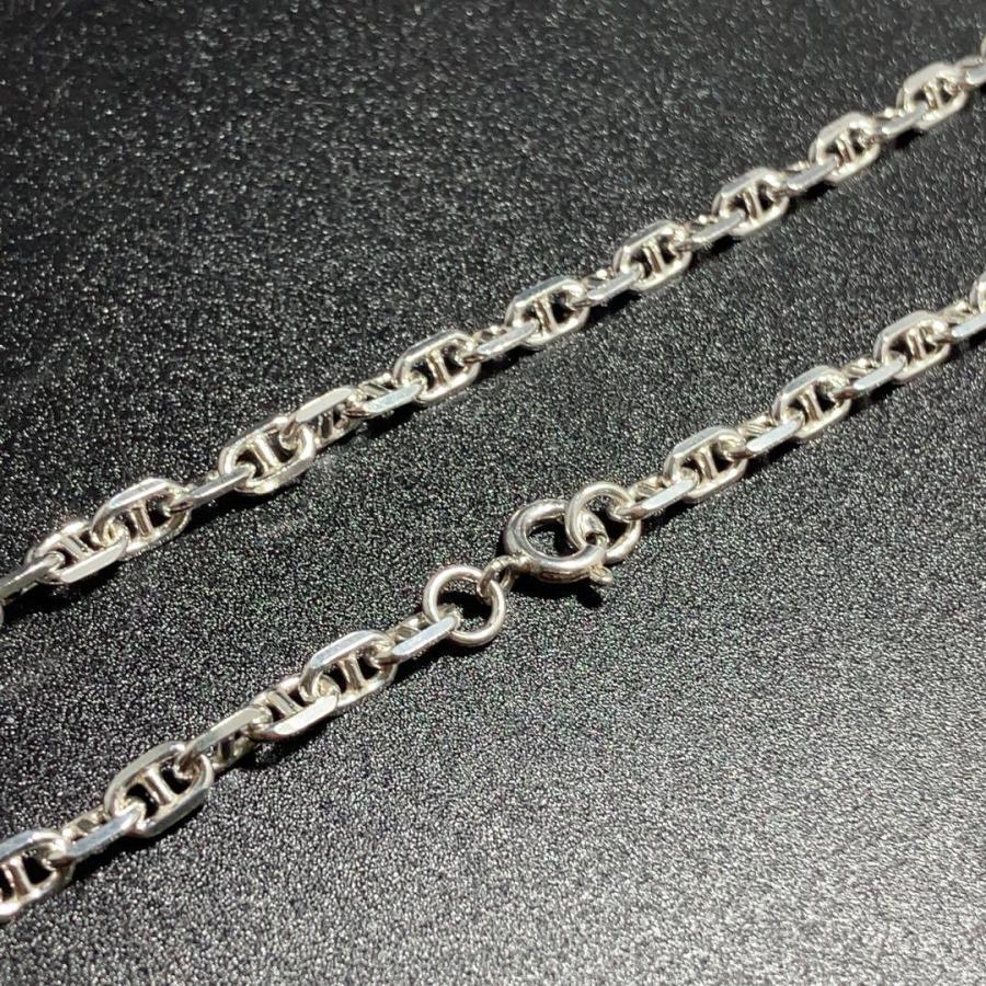 幅4mm 長さ60cm 新品 スターリングシルバー ネックレスチェーン 
