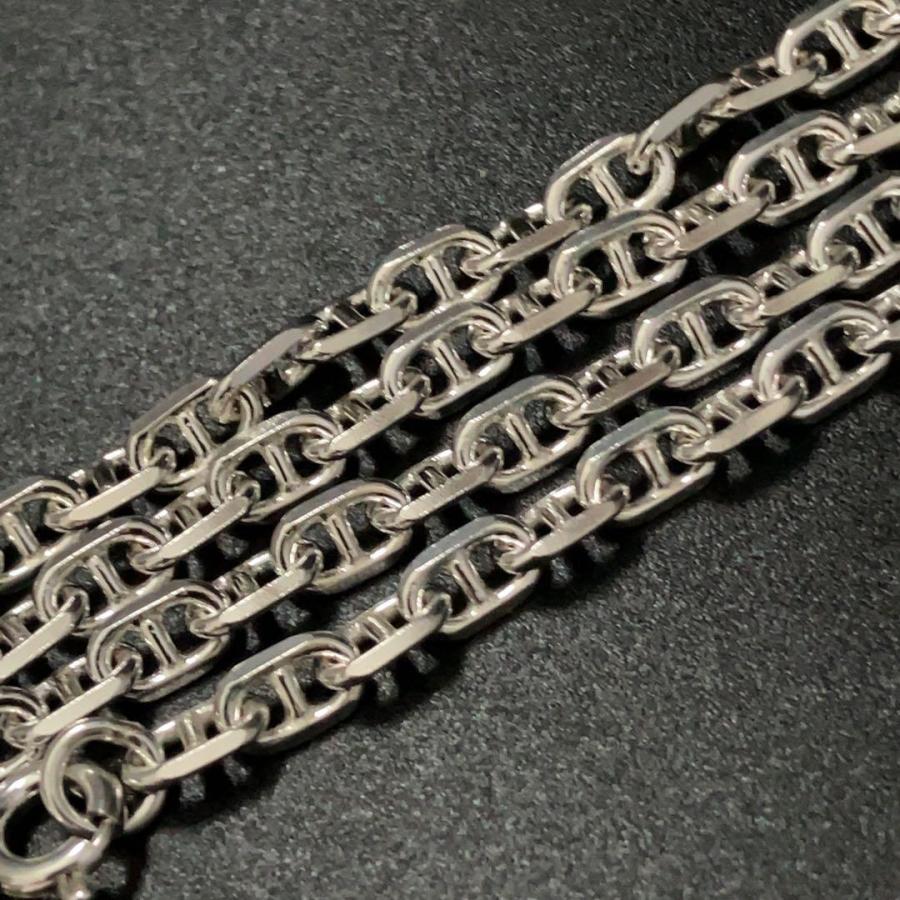 幅4mm 長さ55cm 新品 スターリングシルバー ネックレスチェーン
