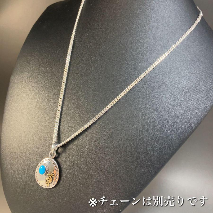 新品 精霊ホピ族 ココペリ ターコイズ トルコ石 シルバー925