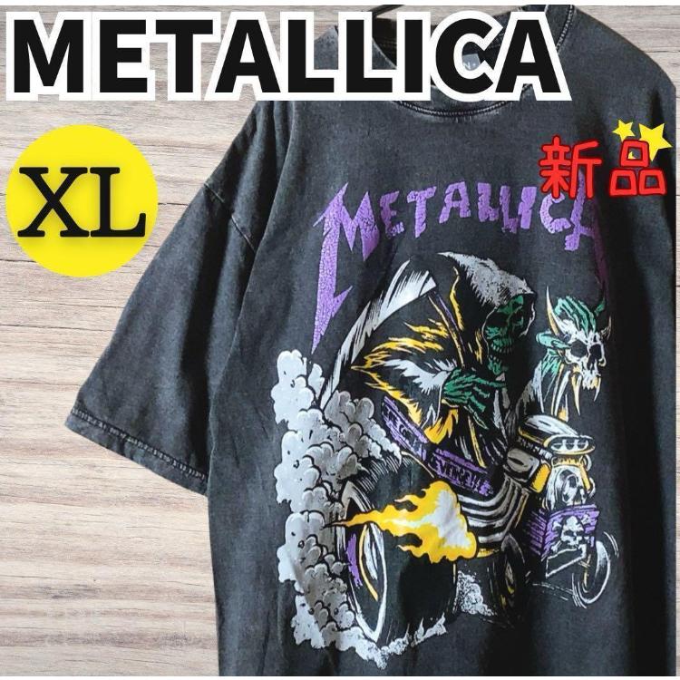 新品未使用 メタリカ METALLICA バンドTシャツ 半袖 ロックTシャツ 