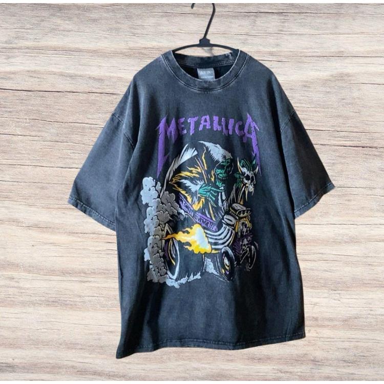 新品未使用 メタリカ METALLICA バンドTシャツ 半袖 ロックTシャツ 