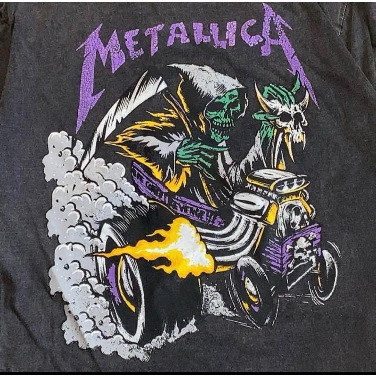 新品未使用 メタリカ METALLICA バンドTシャツ 半袖 ロックTシャツ 
