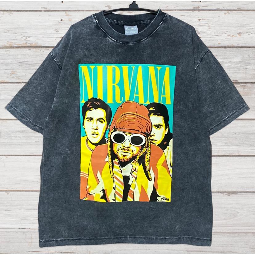 新品未使用 ニルヴァーナ NIRVANA バンドTシャツ 半袖 ロックTシャツ 