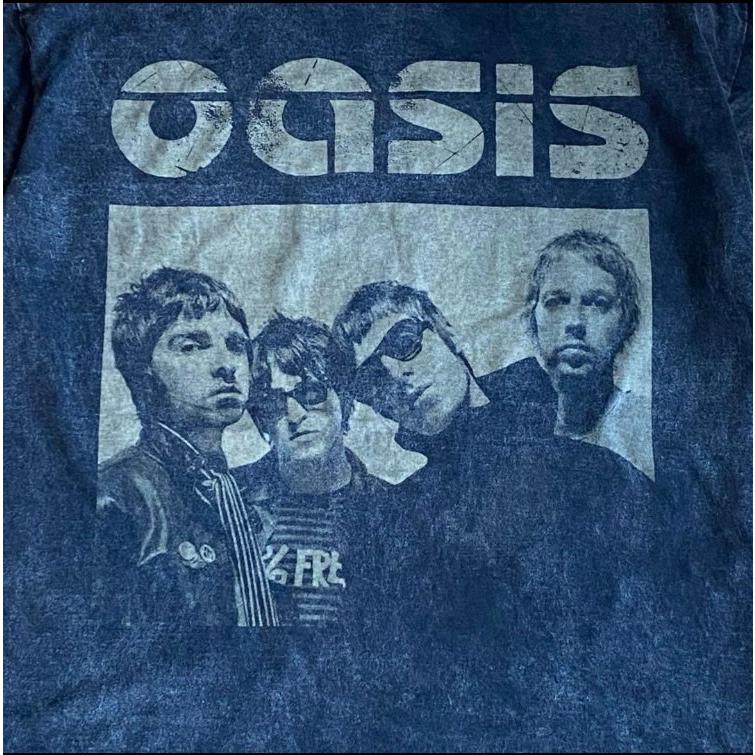 新品未使用 オアシス OASIS バンド Tシャツ 半袖 ヴィンテージ加工