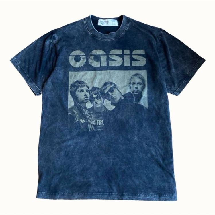 新品未使用 オアシス OASIS バンド Tシャツ 半袖 ヴィンテージ加工