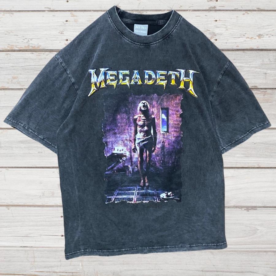 新品未使用 メガデスMEGADETHバンドTシャツ新品未使用ロックT  