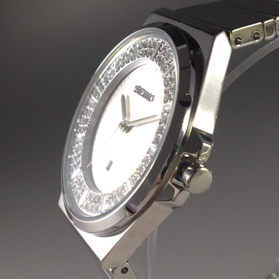 稼働品★ 新品電池 SEIKO 腕時計 レディース シルバー 希少モデル レア ☆美品☆新品電池SEIKO 腕時計 レディース ラウンド シルバー 稼働
