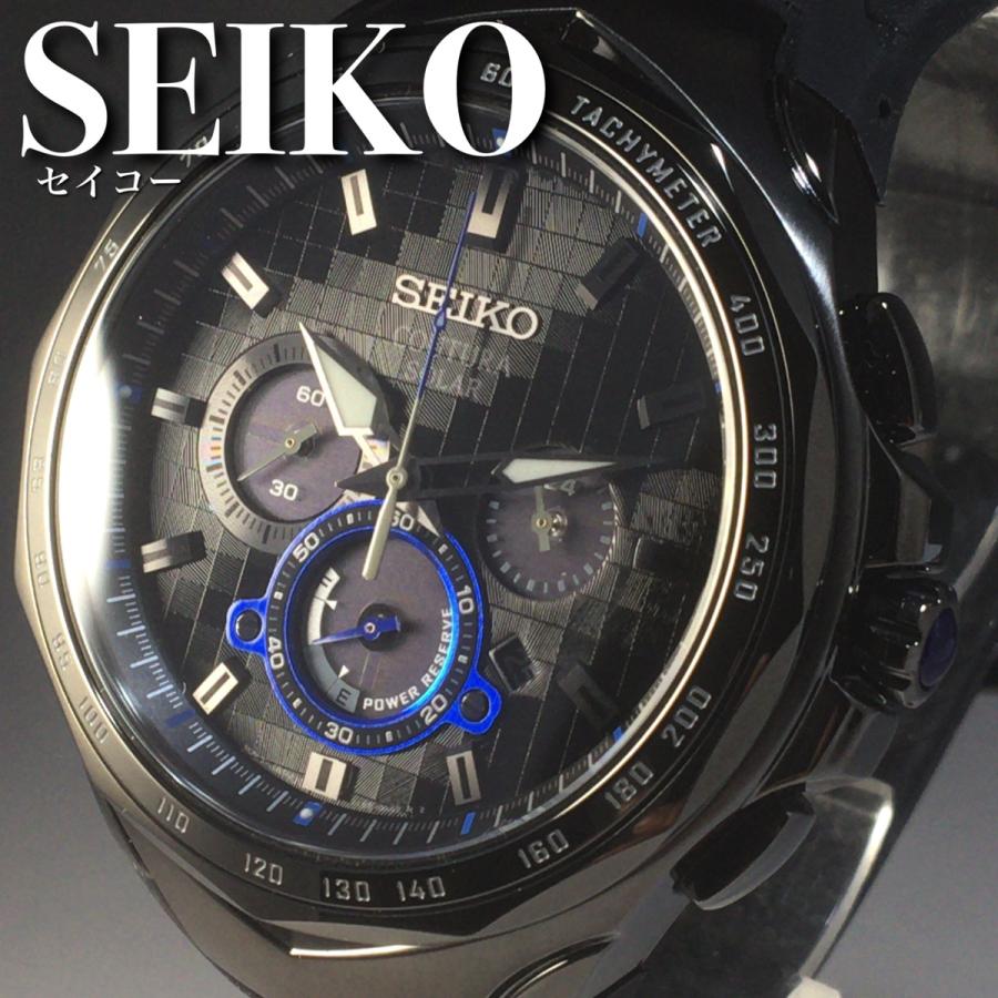 SEIKO（セイコー） 海外モデル メンズウォッチ ソーラー クロノグラフ