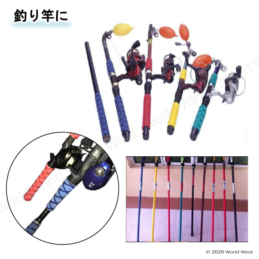 熱収縮 ラバー グリップ チューブ ロッド 釣り竿 カバー 内径35mm |  | 02