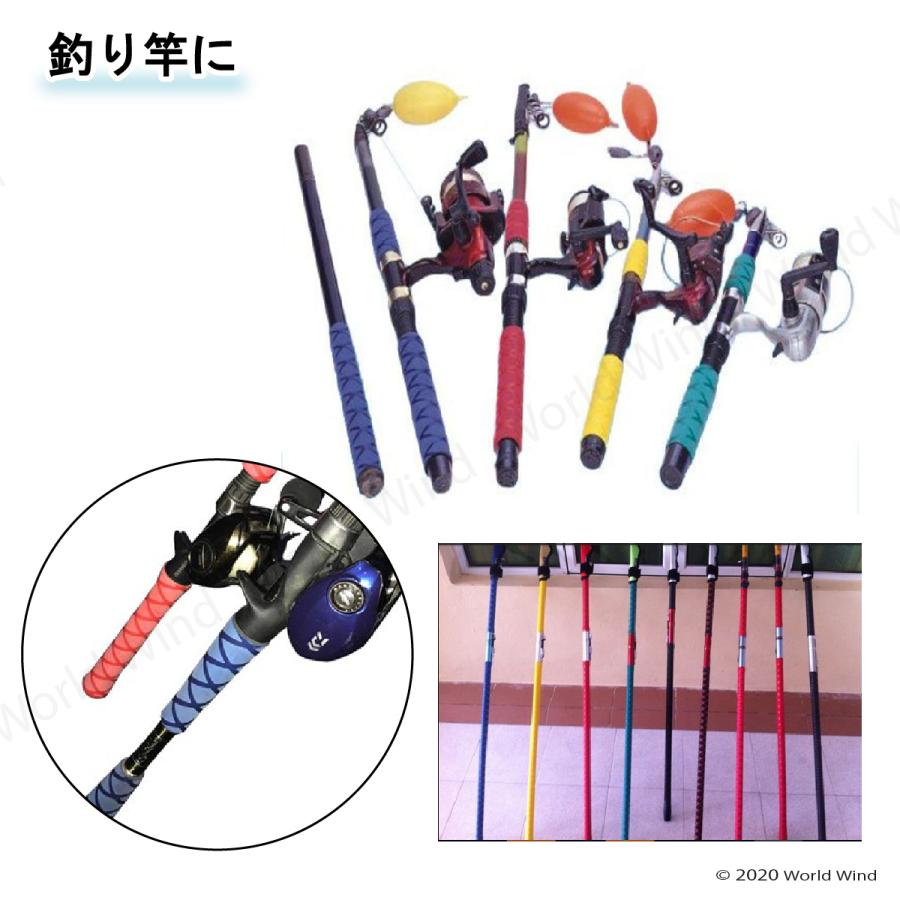 熱収縮 ラバー グリップ チューブ ロッド 釣り竿 カバー 内径40mm |  | 02