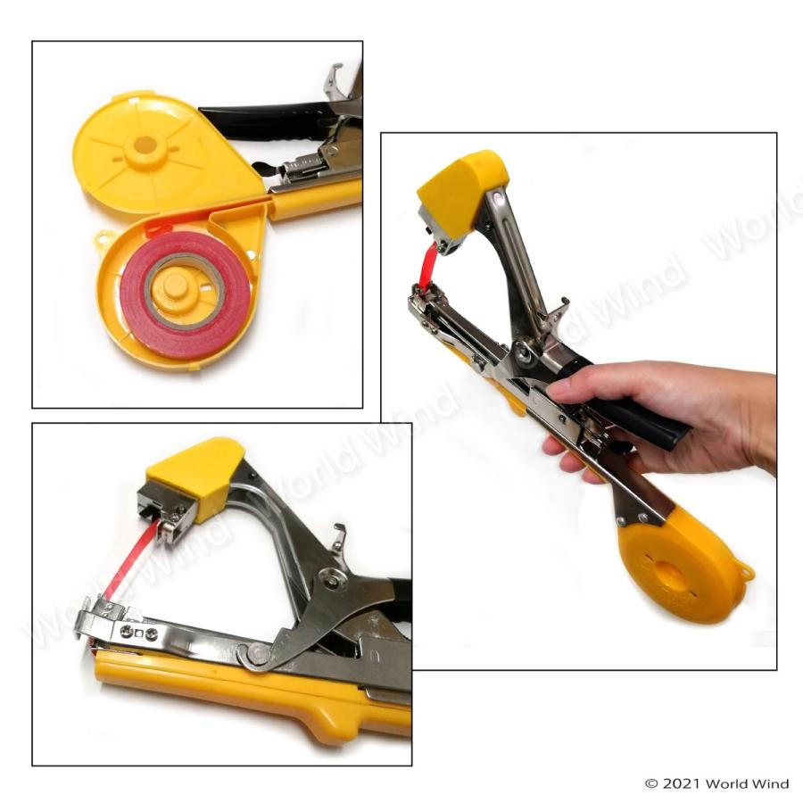 園芸用結束機 テープナー部品と互換性有 誘引結束機 野菜誘引 植物 誘引 ぶどう トマト キュウリ ナス 農業テープツール 農業 家庭菜園 ガーデニング 楽らく |  | 08