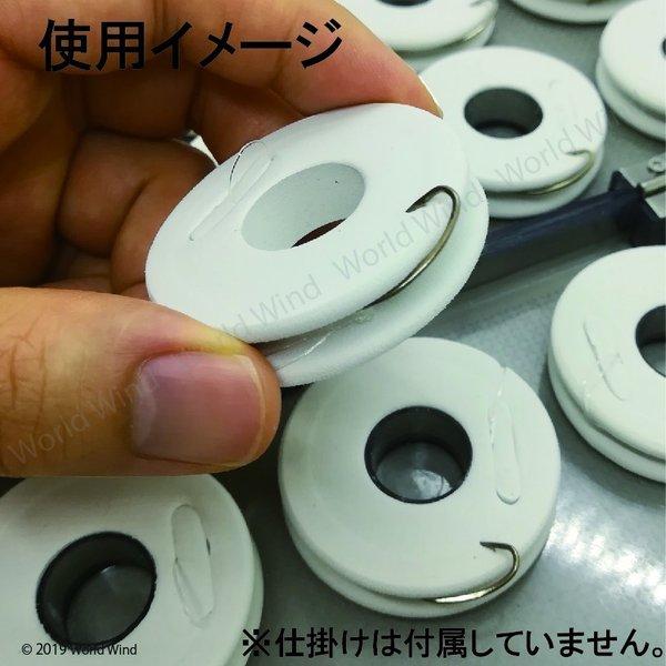 仕掛 巻き 釣り 丸形 ボビン スプール 16個 45mm 携帯 収納 ケース付き |  | 03