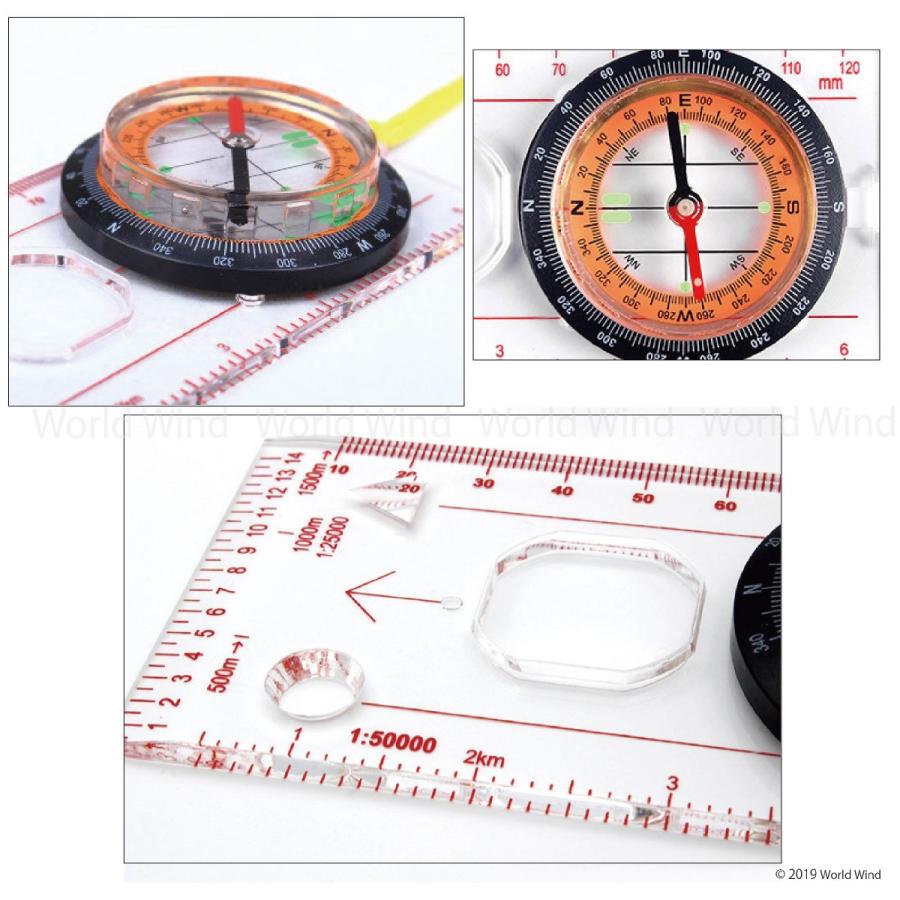 コンパス マップ 登山 方位磁石 地図用 オリエンテーリング |  | 08