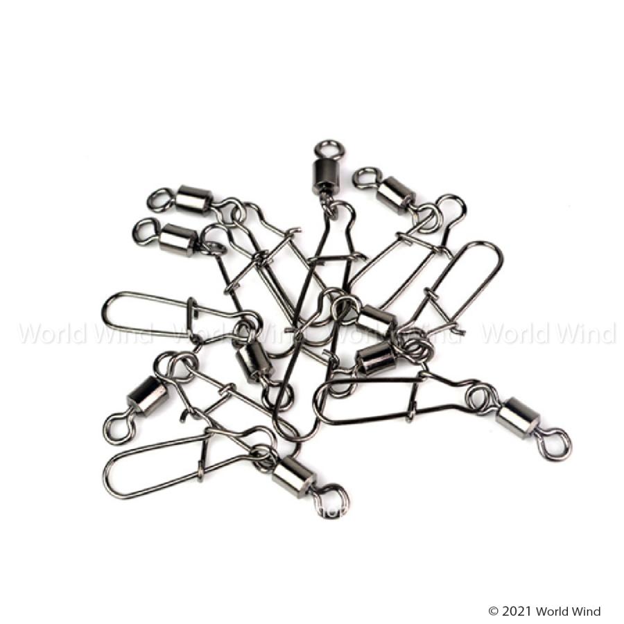 ローリング スイベル クイック スナップ サルカン 釣り具 仕掛け #00~#4 30個 ステンレス 耐腐食 |  | 03