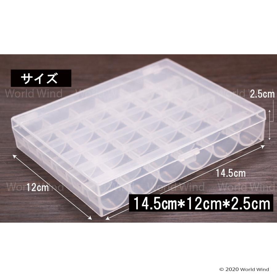 ボビン ケース 収納 ミシン 36個収納用 : World Wind - 通販 - Yahoo