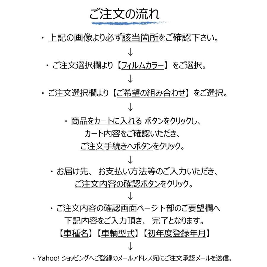 【セット商品と同梱で送料無料】【ノーマルスモーク パーツ単品販売】【サイドor小窓フィルム左右セット】車種別カット済みカーフィルム | ブランド登録なし | 04