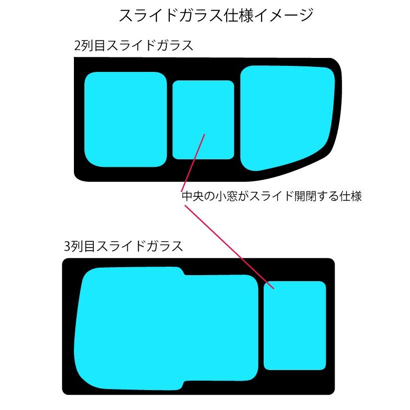 ミラータイプフィルム NV350 キャラバン (E26) カット済みカーフィルム | ブランド登録なし | 02