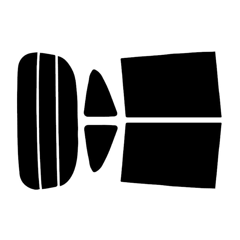 プラススモーク(原着ハードコートタイプ) ラクティス (SCP100/NCP100/105) カット済みカーフィルム リアセット スモークフィルム | ブランド登録なし | 01