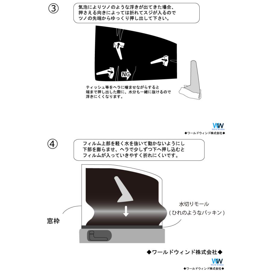 カーフィルム カット済み 車種別 スモーク ランドクルーザー J20# リアセット | ブランド登録なし | 09