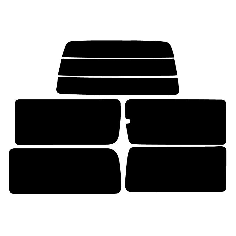 カーフィルム カット済み 車種別 スモーク ハイエース スーパーカスタム 4ドアワゴン 後期・最終型 100系 リアセット | ブランド登録なし