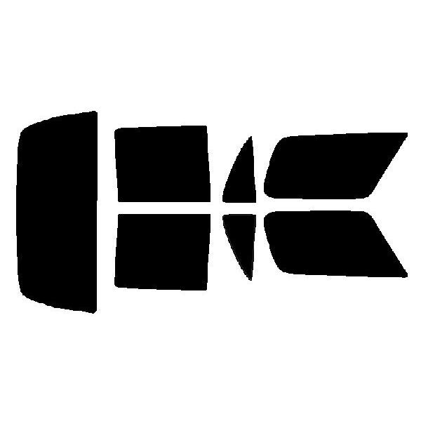 カーフィルム カット済み 車種別 スモーク ハイラックスサーフ N18# リアセット | ブランド登録なし | 02