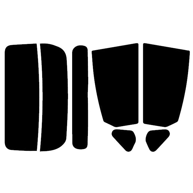 プラススモーク(原着ハードコートタイプ) プリウス (50系 ZVW50/ZVW51/ZVW55) カット済みカーフィルム リアセット スモークフィルム | ブランド登録なし | 01